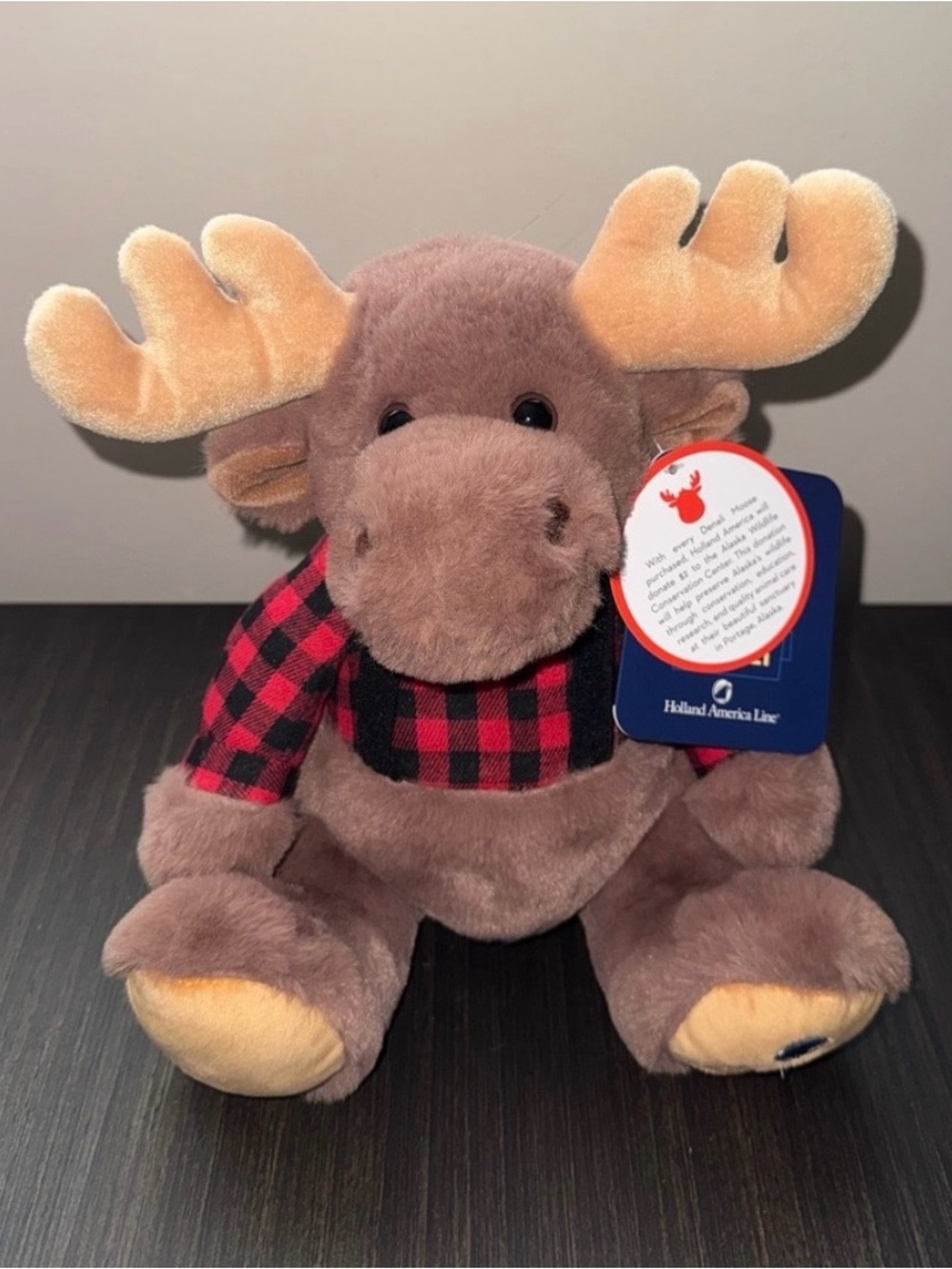 Eland Moose Plush Stuffed Animal Holland America Alaska